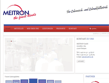 Tablet Screenshot of meitron.com
